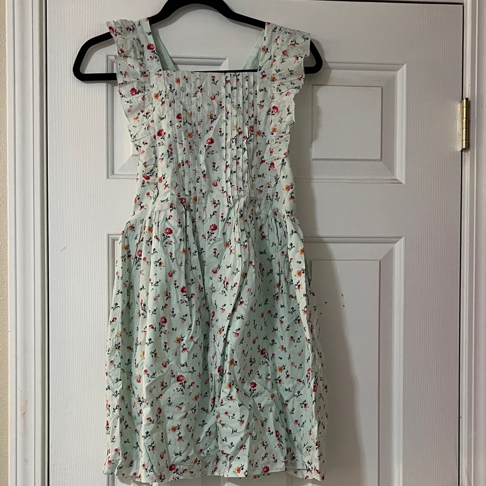 GAP Kids Dress with Floral Print in Mint